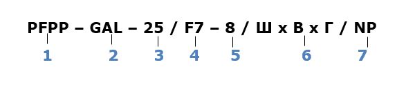 фильтр pf от производителя